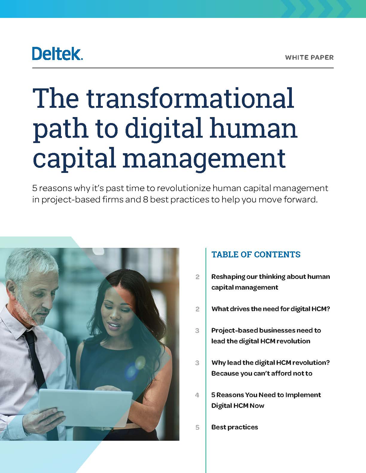 The Transformational Path to Digital Human Capital Management