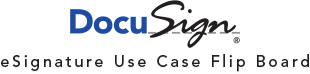 DocuSign eSignature Use Case Flip Board