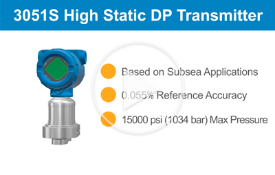 3051S High Static DP Transmitter