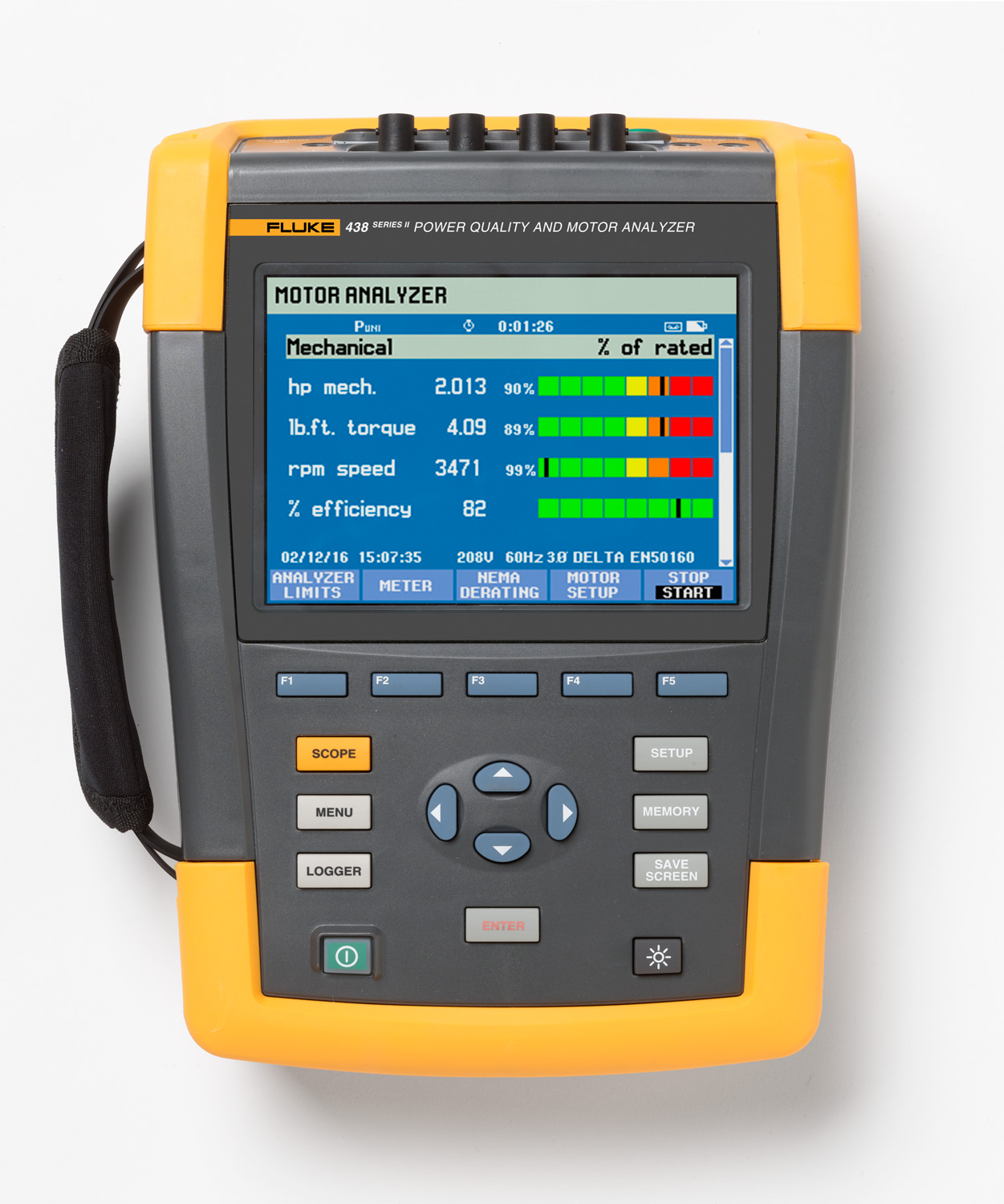 Fluke 438-II Power Quality Analyzer & Motor Analyzer