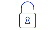 image of an open padlock