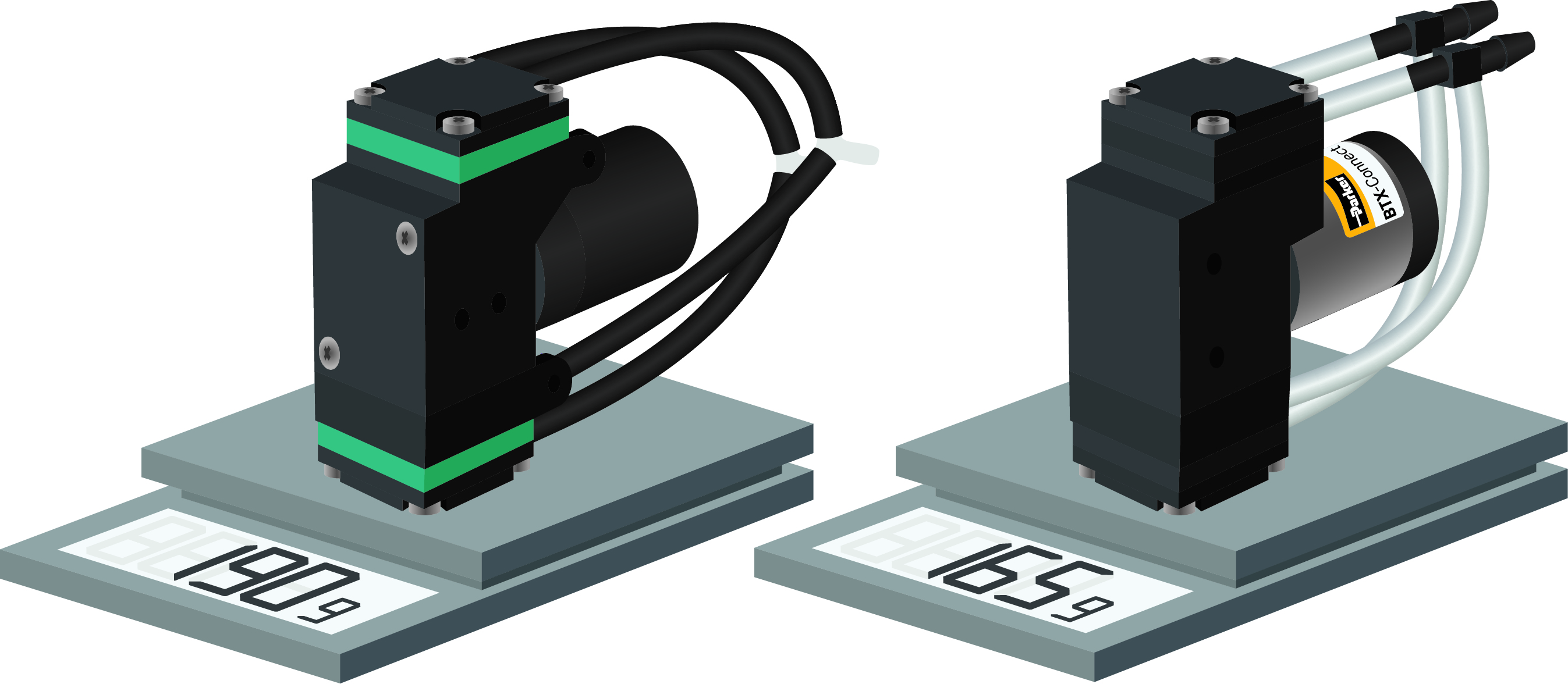 BTX Pump weighs up to 25g less than compeating pumps