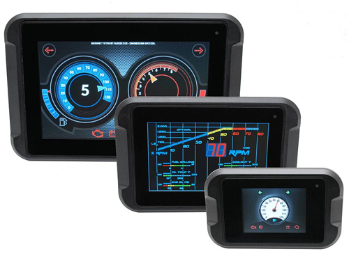 Parker’s PHD family of touchscreens offers cost effective, full color displays with built in CAN and I/O.