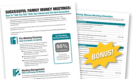 Family Money Meeting Guide & Checklist