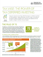Taking Advantage of Tax-Deferred Investment Options