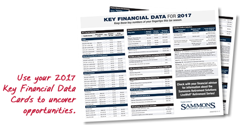2017 Key Financial Data Card, Professional Edition