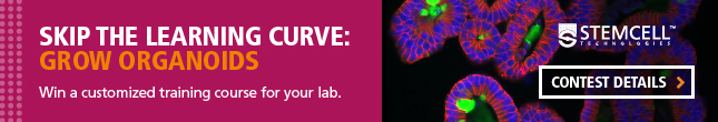 Enter to win an organoid training course for your lab.