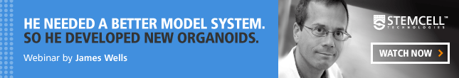 He needed a better model system. So he invented a new organoid. Watch James Wells' webinar.