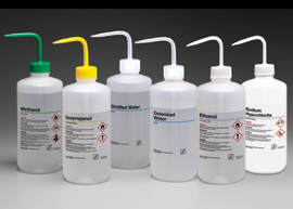 Thermo Scientific Nalgene Right-to-Understand LDPE Safety Wash Bottles