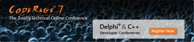 CodeRage 7 - The Totally Technical Online Conference - Register Now